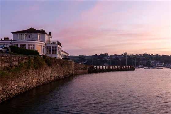 The Greenbank Hotel on the water's edge