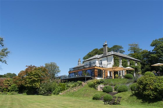From the lawn