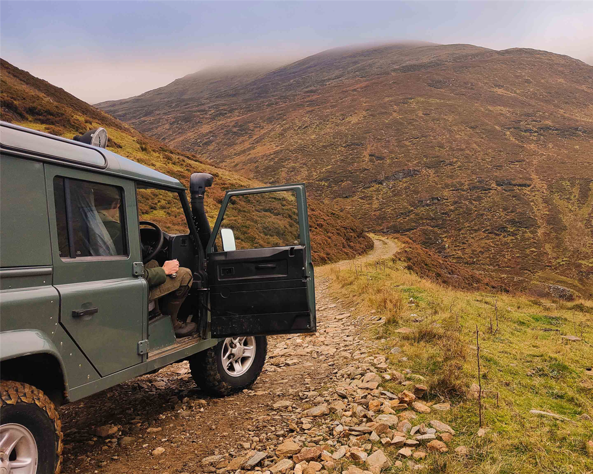 El Land Rover de Fortingall