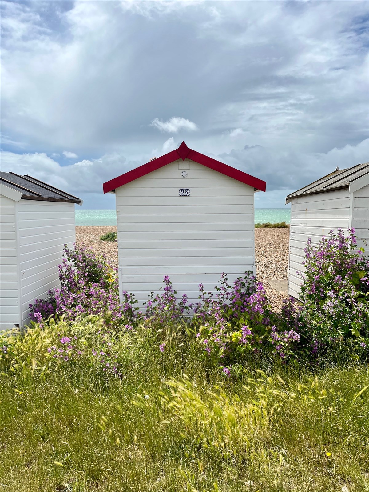 Back of hut 