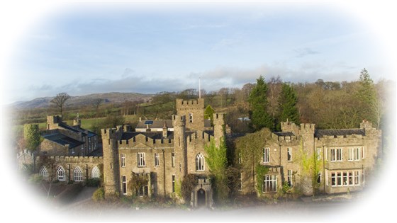 Augill Castle from the air