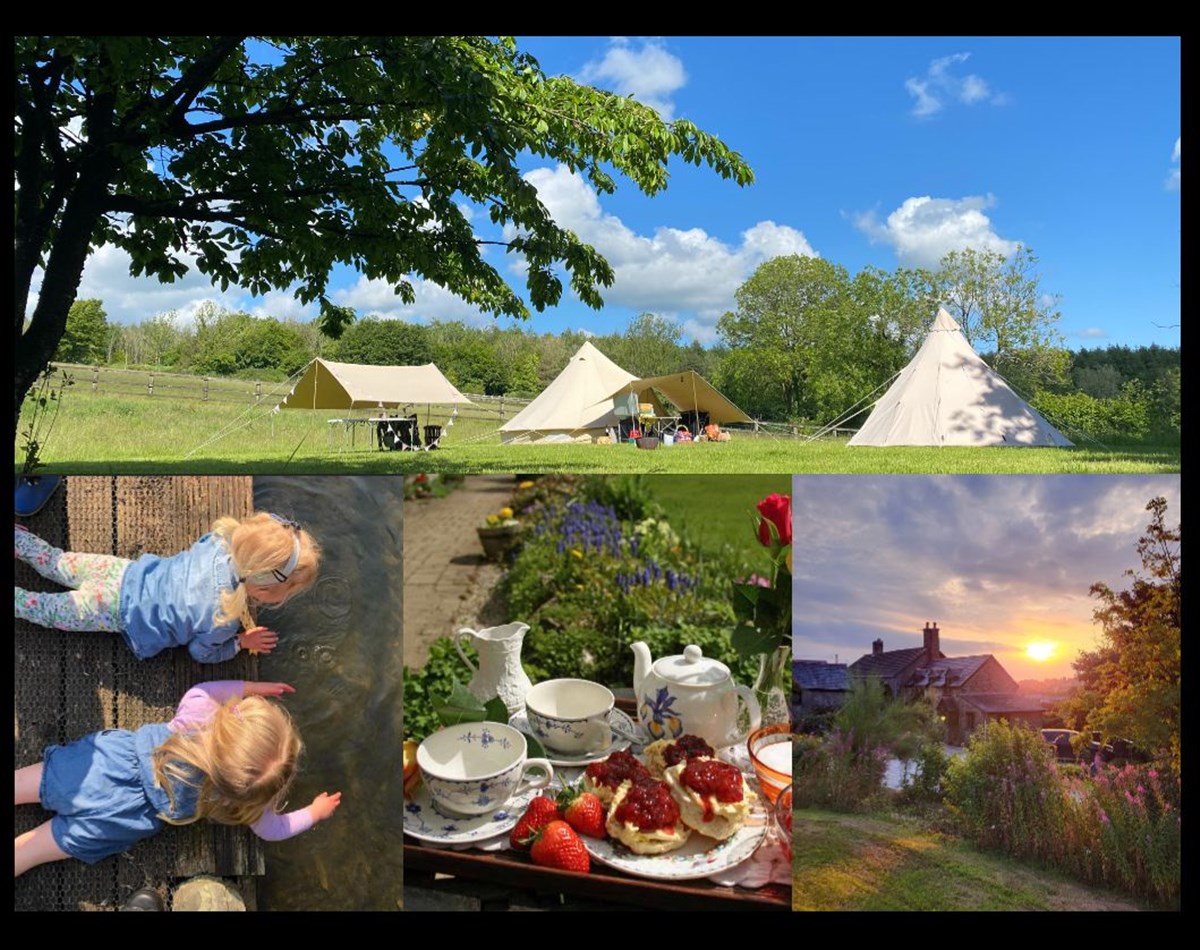 Huxtable Farm Camping Pitches and B&B