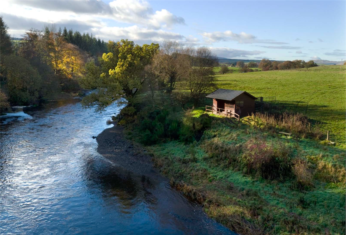 Cabaña de pesca en Mill Pool