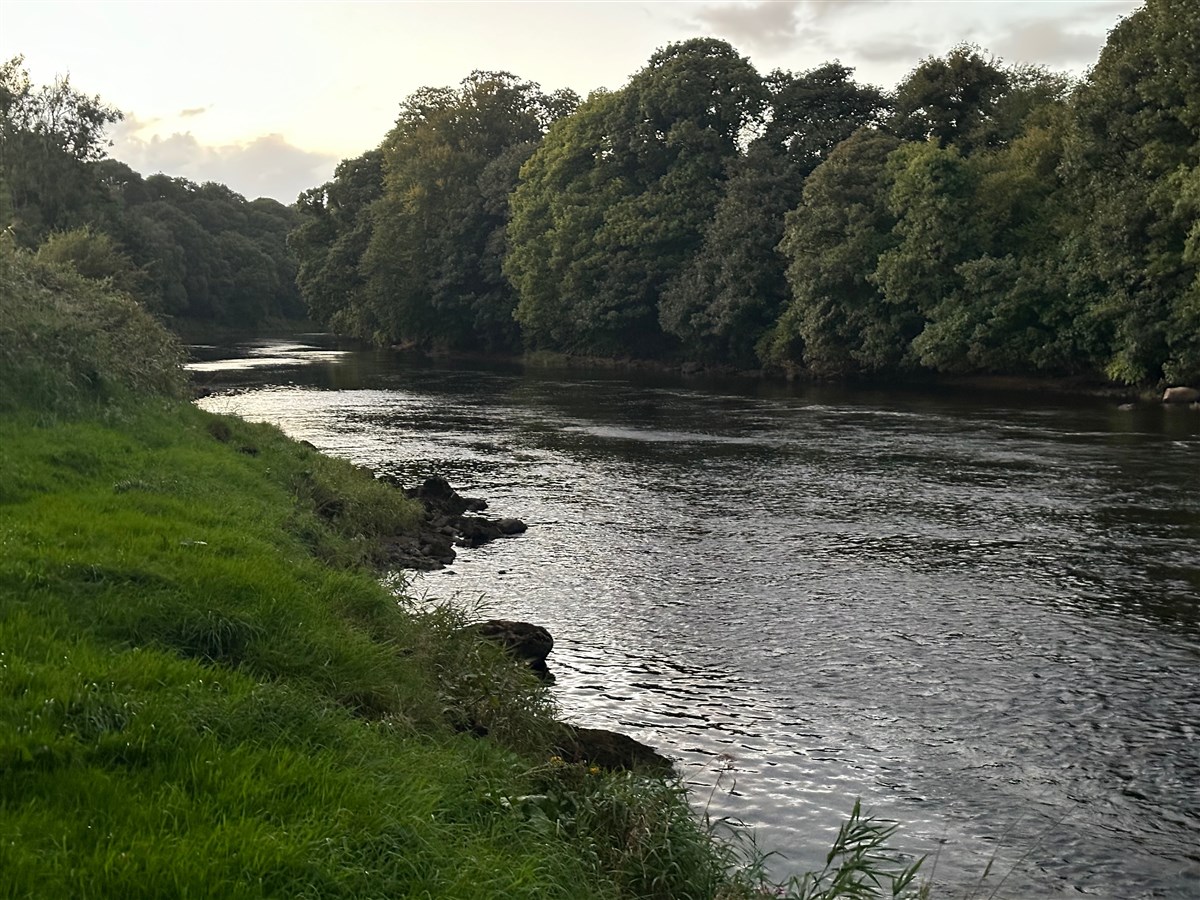 Looking Downstream from the Snaa on the River Mourne to the Boat Hole