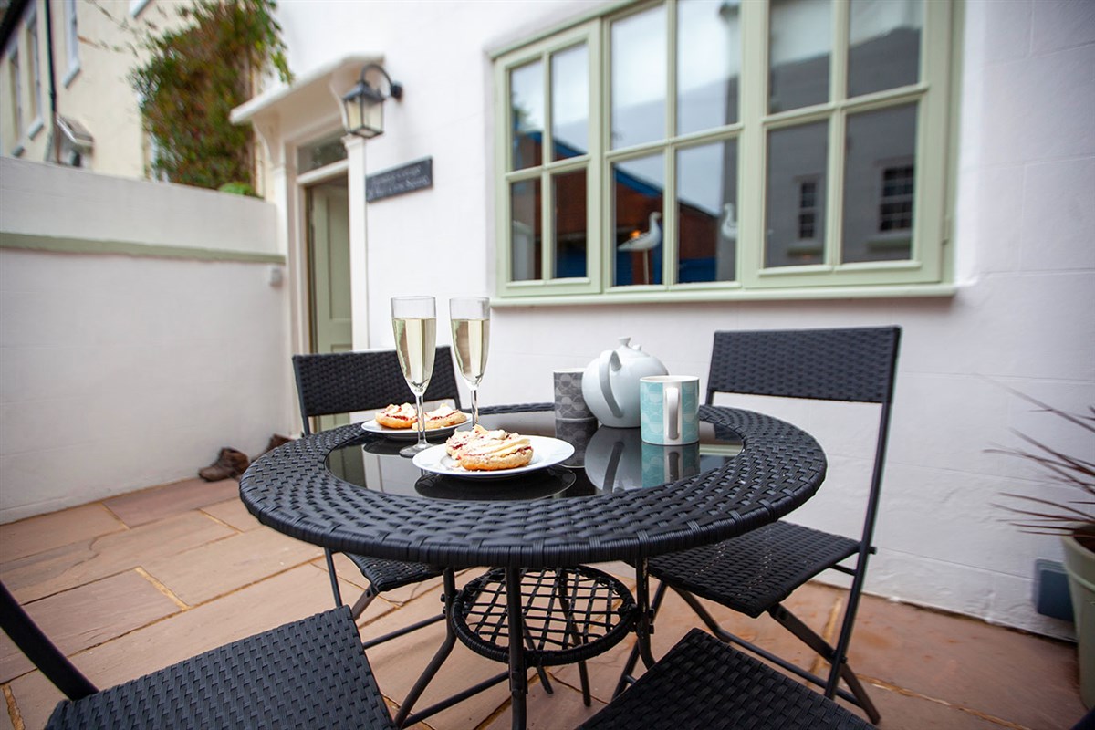 Outside seating area