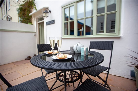 Outside seating area