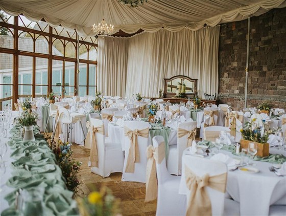 Conservatory Styled Wedding Breakfast