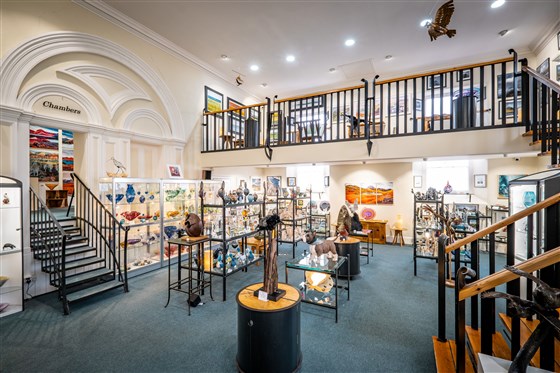 Upstairs gallery