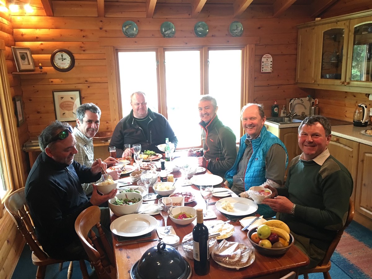 Lunch at the hut
