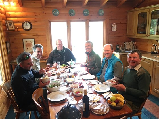 Lunch at the hut