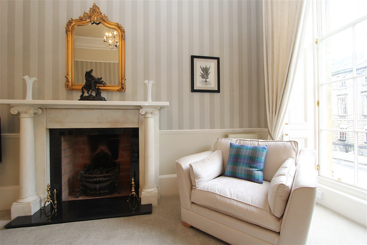 Living Room overlooking Albyn Place