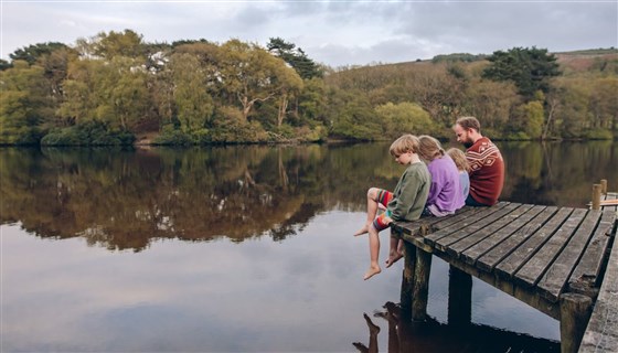 By the lake
