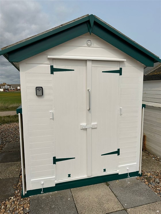 Front of Beach Hut