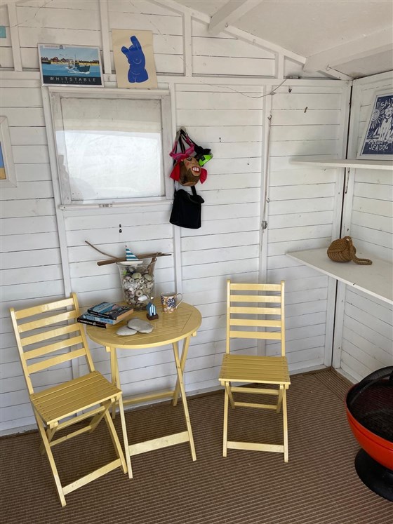 Seating area and Storage