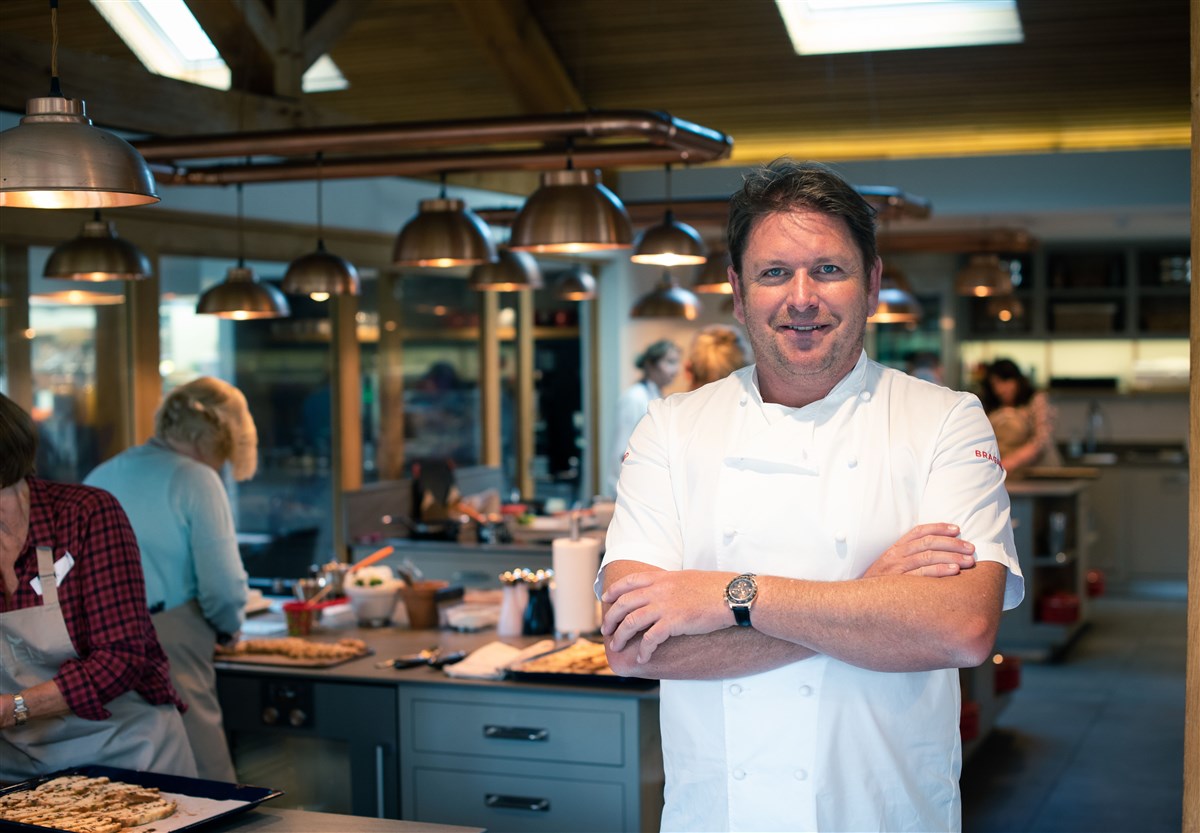 James Martin at The Cookery School