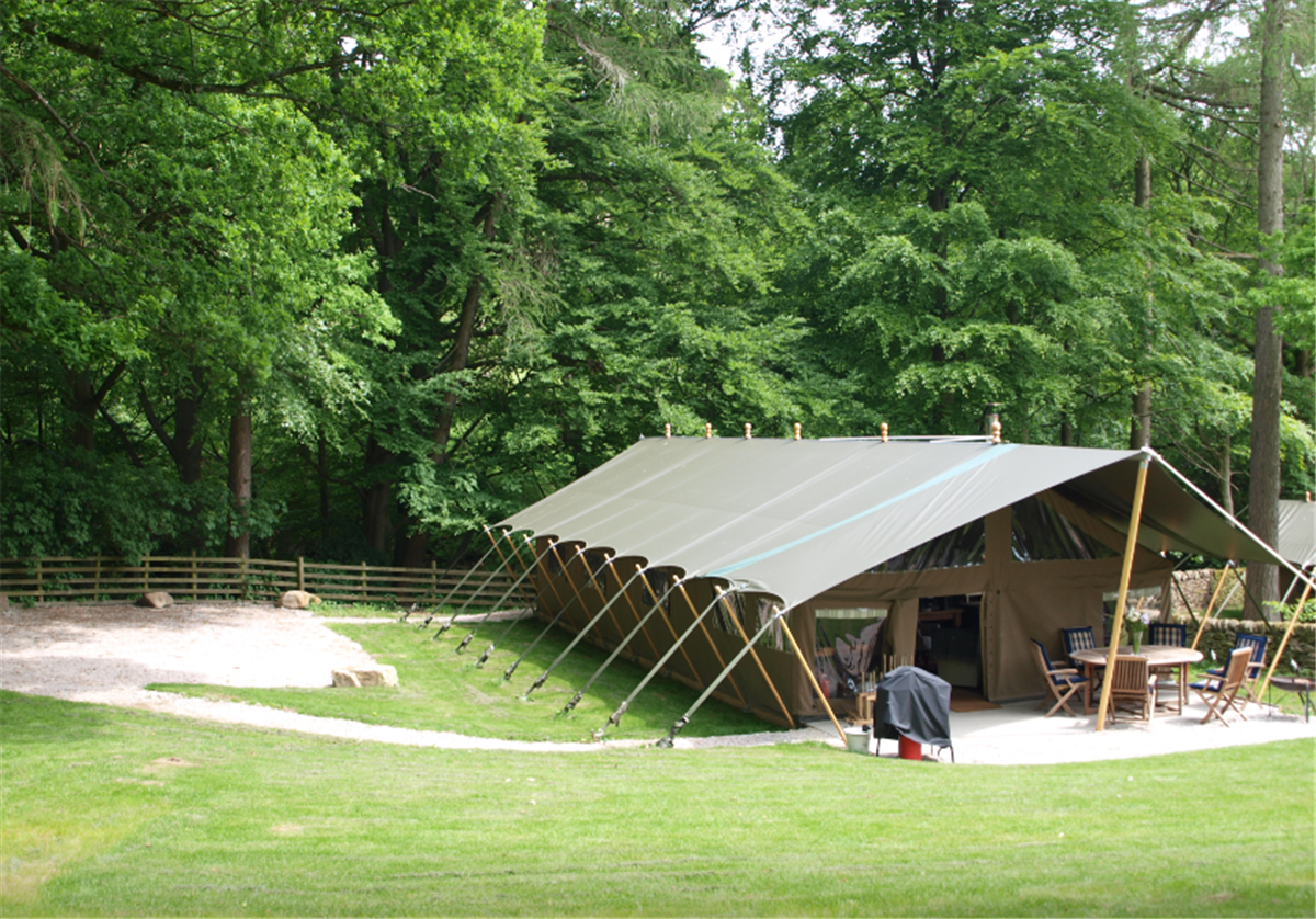 Luxury safari tents