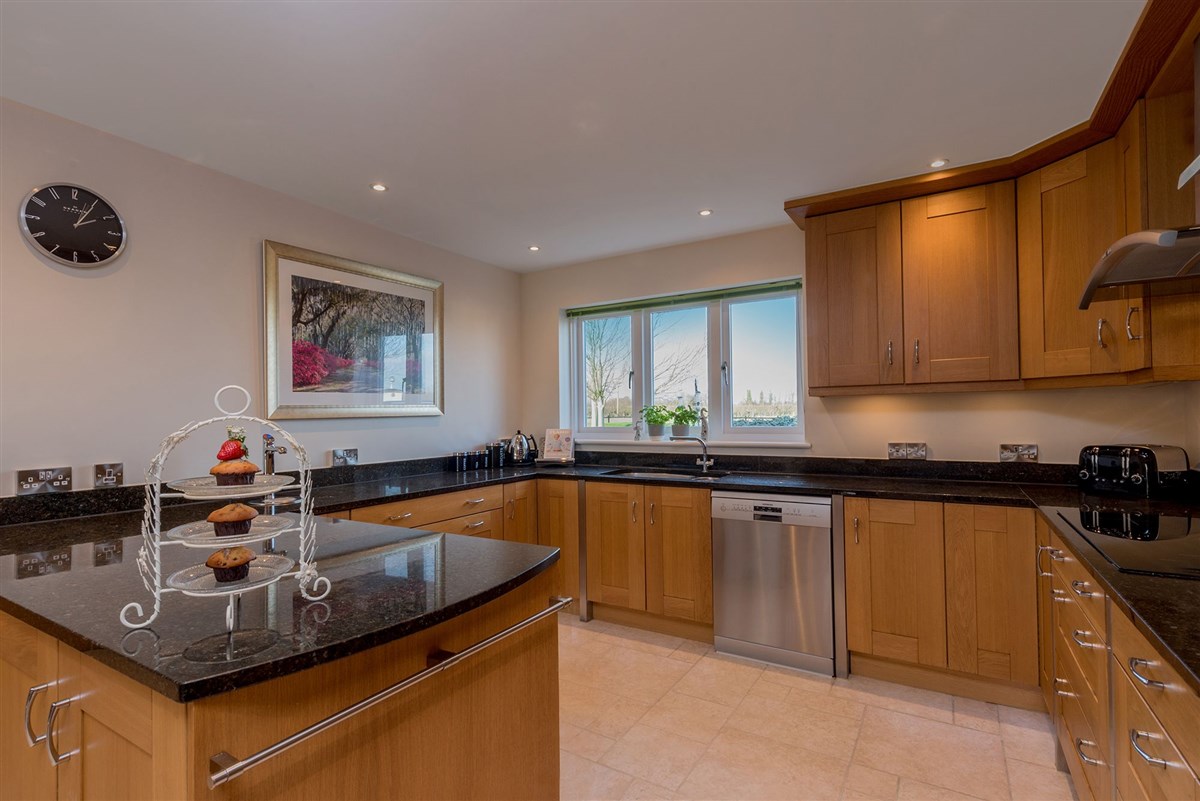 Plenty of room in the kitchen for catering and socialising