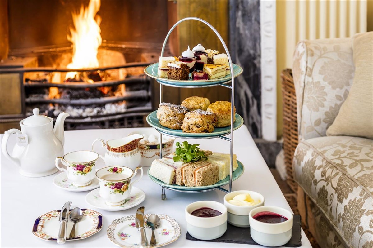 Afternoon Tea by the fire