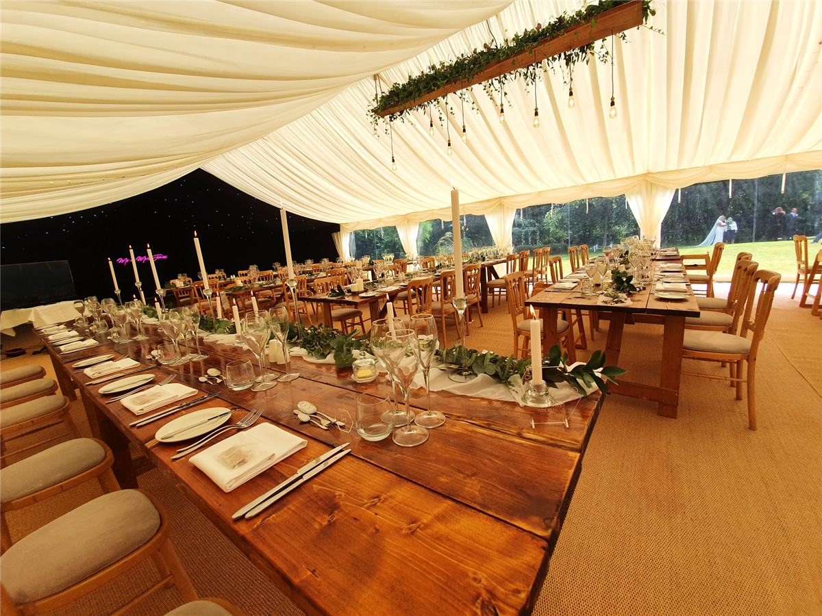 Marquee Wedding at Plas Dinas Country House