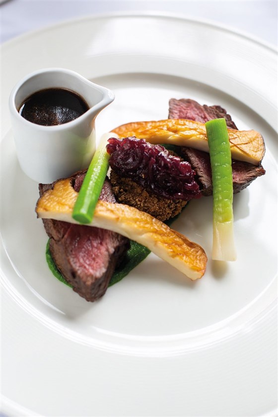 Sea School Main Course - Fillet of Beef with King Oyster Mushrooms