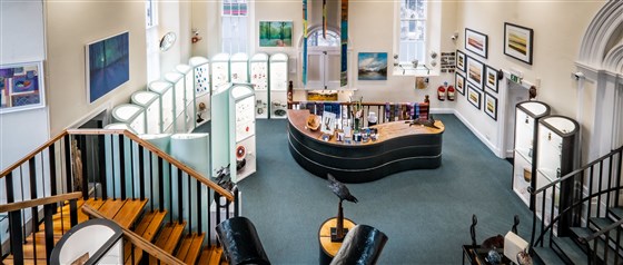 From the mezzanine