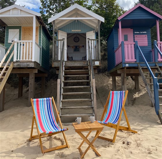 Chill out in the deckchairs 