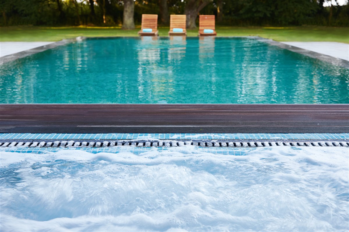 Outdoor Pool at Bailiffscourt Hotel