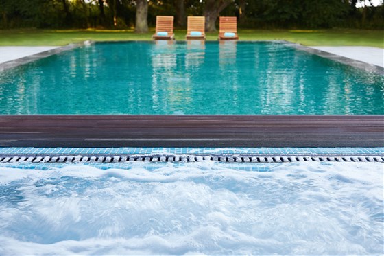 Outdoor Pool at Bailiffscourt Hotel