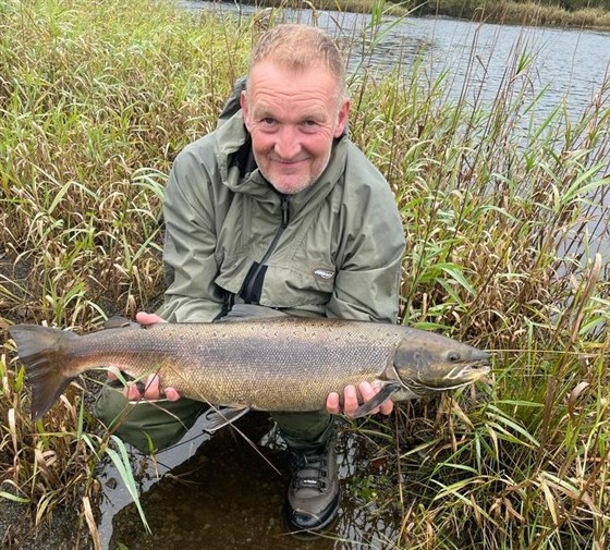 Salmon caught