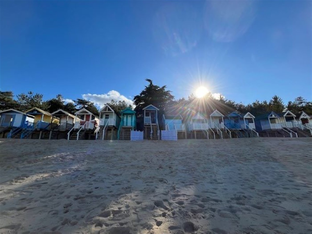 Beach Hut View 