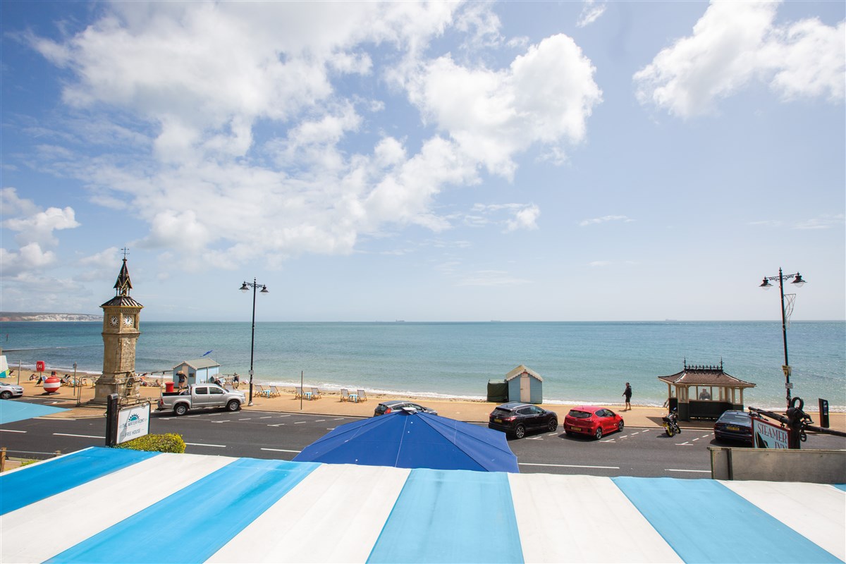 Hermosas vistas desde el balcón.