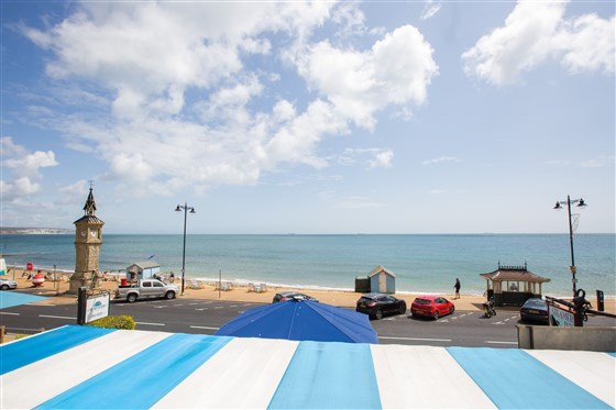 Hermosas vistas desde el balcón.