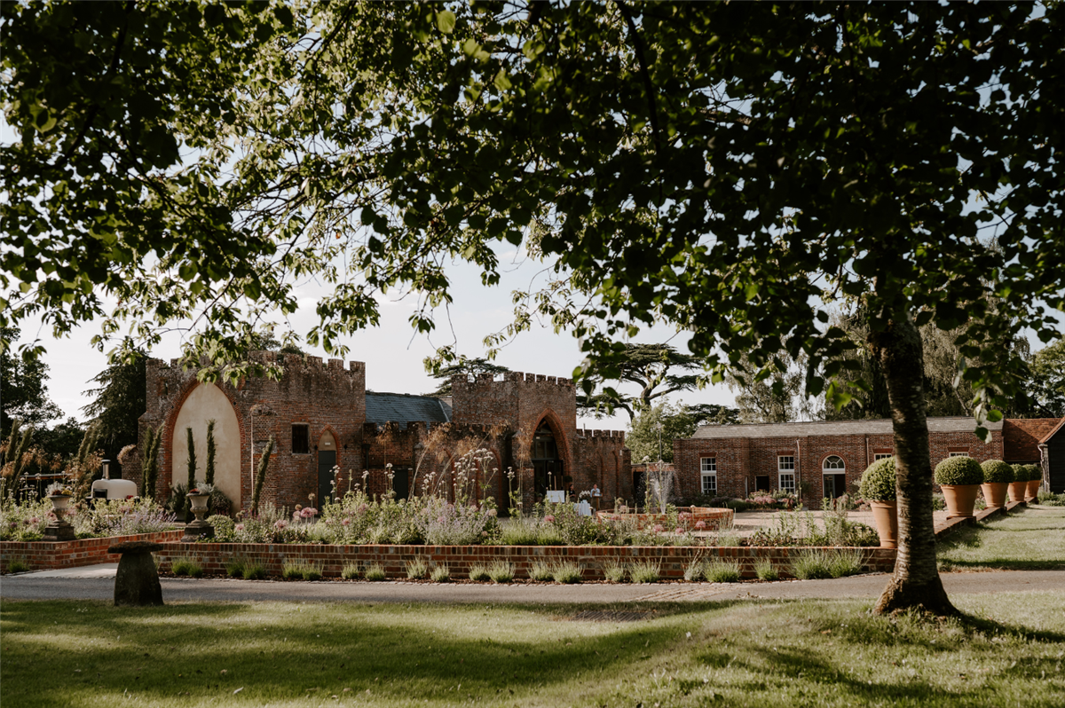 Wasing Park - The Castle Barn Under Trees