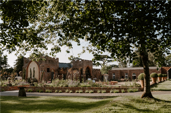 Wasing Park - The Castle Barn Under Trees
