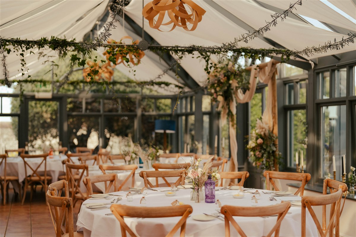 Wedding Breakfast in our Conservatory