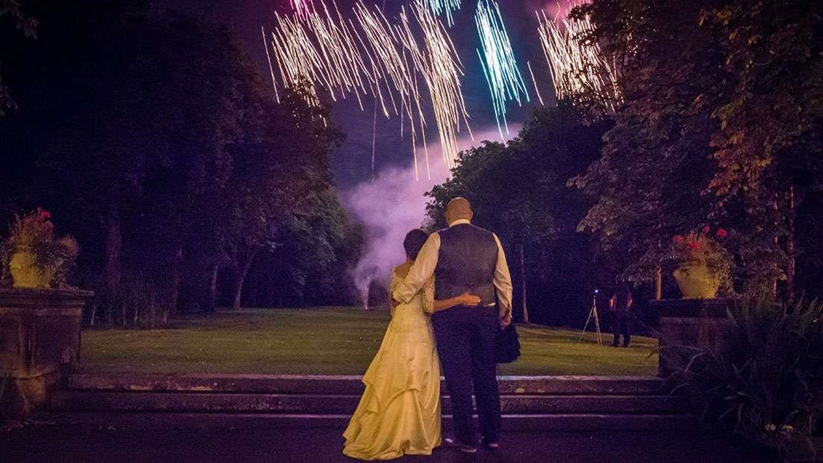 Fireworks in the grounds