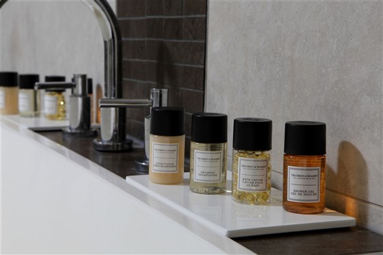 Luxurious toiletries