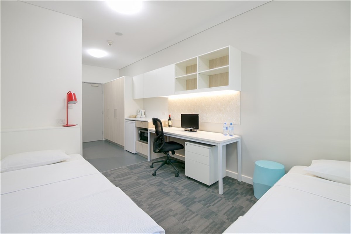 Chambre Lits Jumeaux avec Salle de Bains Privative