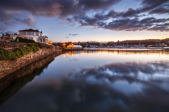 Evening light on the harbour