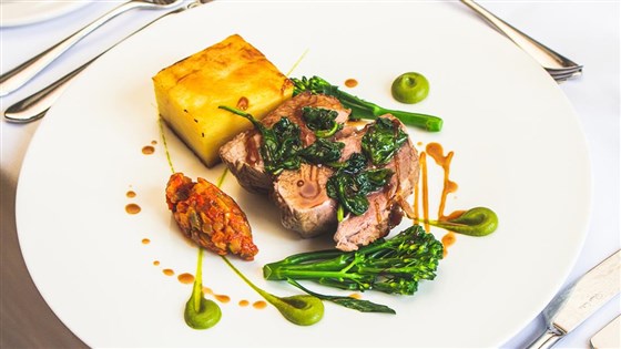 Modern British dishes