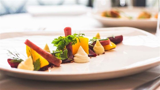Modern British dishes