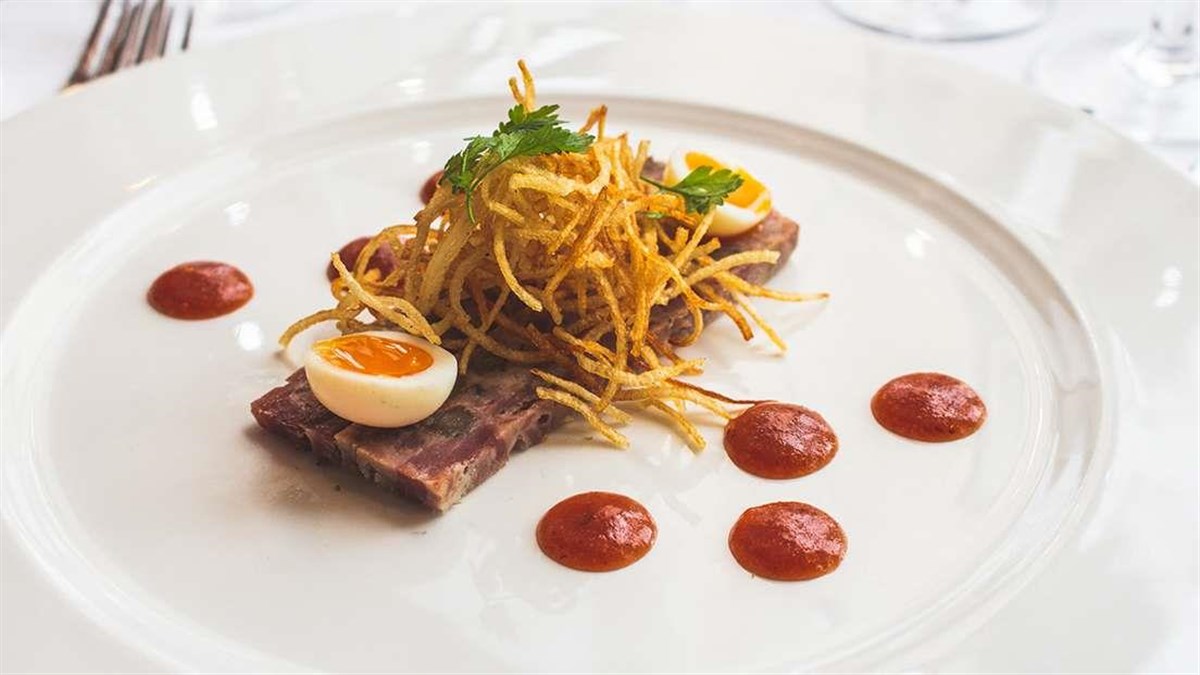 Modern British dishes