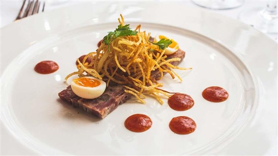 Modern British dishes