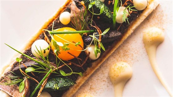 Modern British dishes