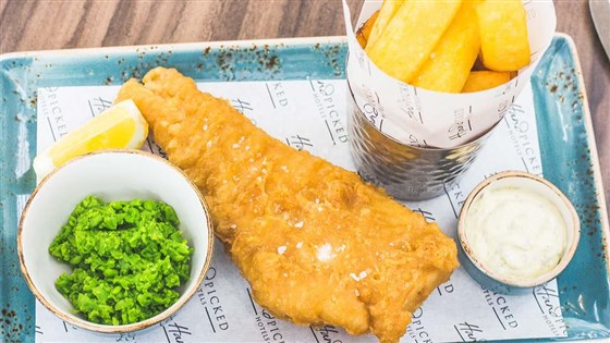 Modern British dishes