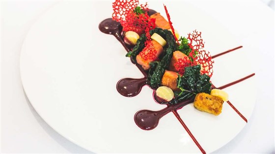 Modern British dishes
