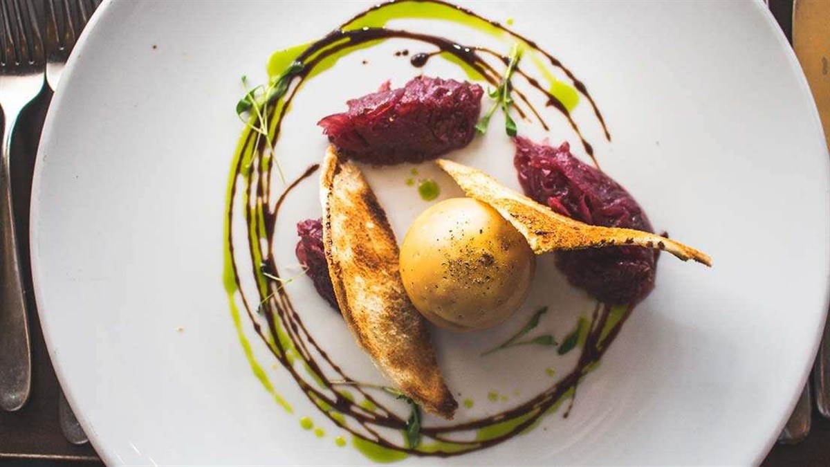 Modern British dishes