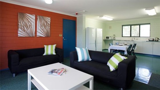 Living room in Six Bedroom Apartment