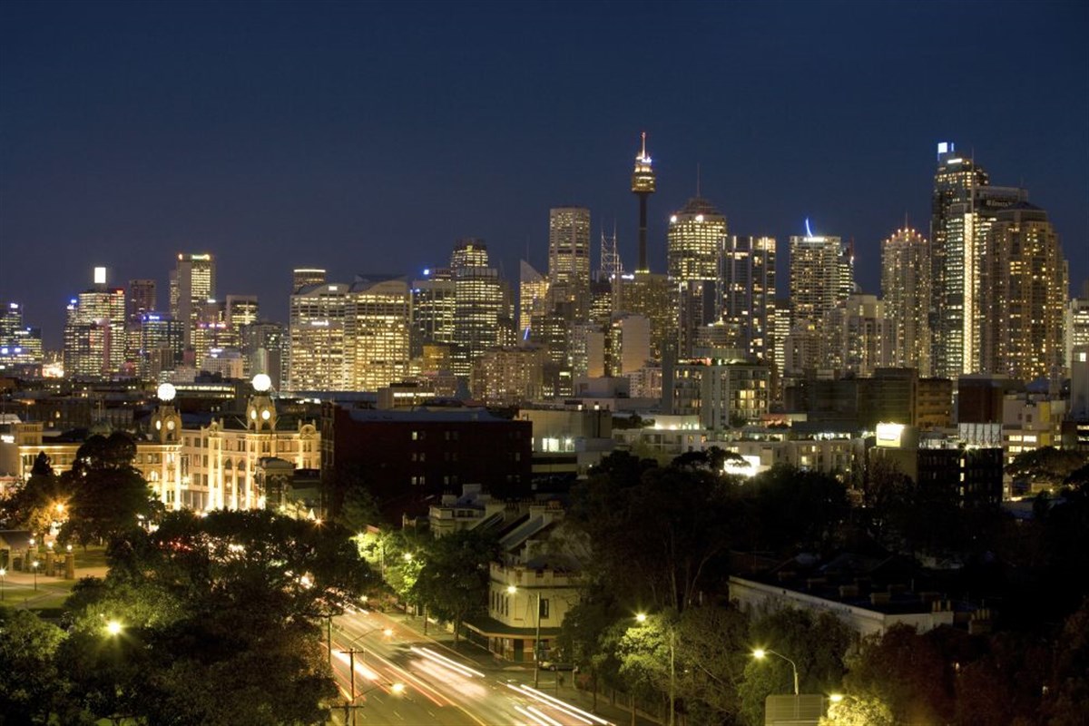 City view from rooftop