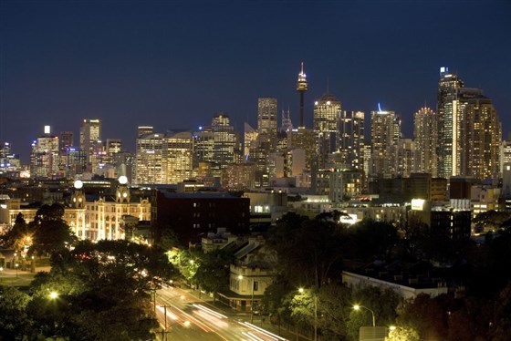 City view from rooftop